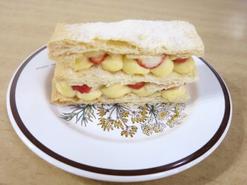 イチゴのミルフィーユ